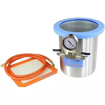 $132 • Buy Glass Vac™ 1.5 Gallon Stainless Steel Vacuum Chamber