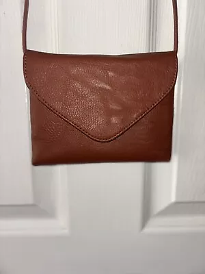 Mossimo Supply Co. Cognac Leatherette Crossbody Envelope Bag New Without Tags • $9.80