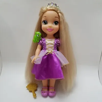 Disney My First Doll Tangled Rapunzel Toddler Baby 15'' Doll Sings Hair Light Up • $21.99