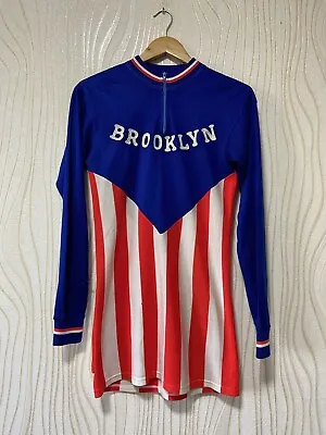$89.99 • Buy Brooklyn Cycling Shirt Jersey Vintage Long Sleeve