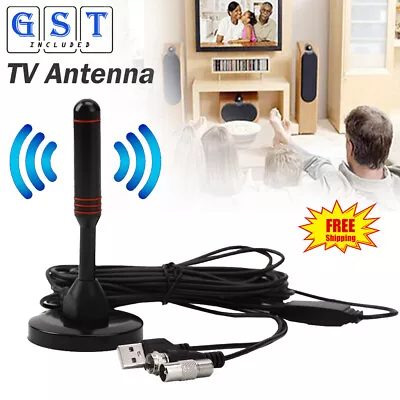 Digital TV Antenna 300 Mile Indoor Outdoor HD TV Aerial Amplifier Signal Booster • $16.96