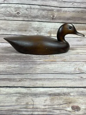 Vintage Wood Duck Decoy The Decoy Shop Freeport Maine Signed H Heap Lll • $49.99