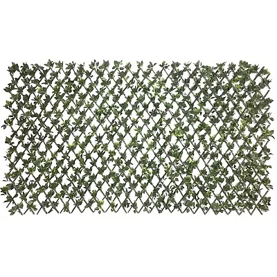 Expandable Ivy Leaf Plants ROSE Artificial Faux Privacy Fence Screen Green Decor • $78.19