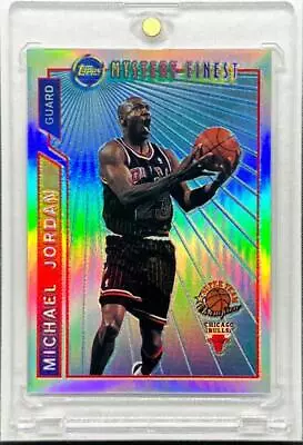 1996-97 Topps Mystery Finest Michael Jordan Bordered Refractor #M14 Bulls • $41