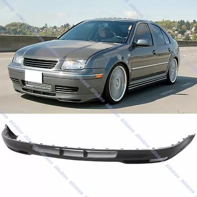 $138.22 • Buy Fits 99-05 Volkswagen Jetta MK4 GLI Style PU Front Bumper Lip Spoiler Splitter