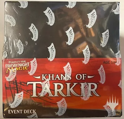MTG Magic The Gathering KHANS Of TARKIR  EVENT  6  DECK  BOX NEW • $100.80