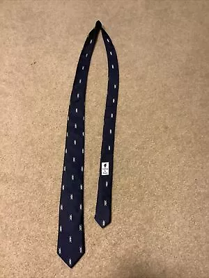 Vineyard Vines Sailing Nautical Knot YOUTH BOYS Silk Necktie Neck Tie Navy Blue • $14.95