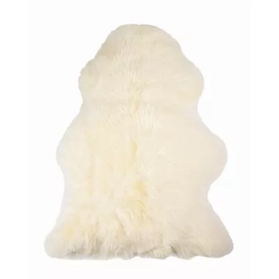 Natural  Milan Sheepskin Single Rug  1-Piece  2X3  4 • $57.17