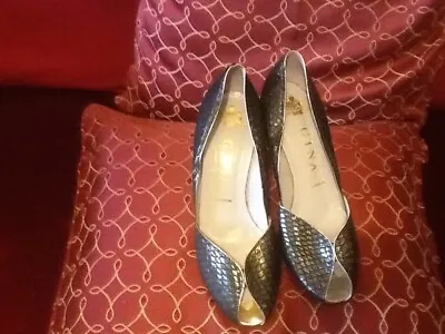£15 • Buy Vintage Gina Ladies Stilletto Shoe Size 5