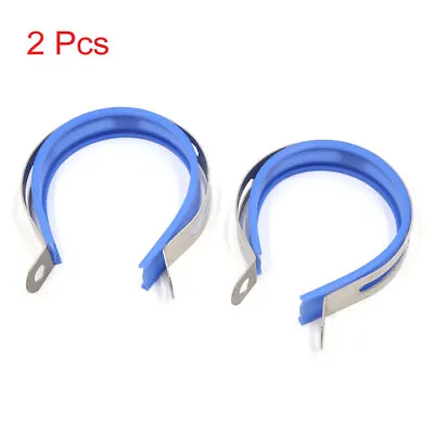 2Pcs 3.5 Inches Dia Motorcycle Exhaust Muffler Pipe Hanging Clamp Strap Bracket • $19.89