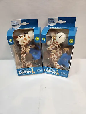 Dr. Brown's LOVEY Pacifier Teether Holder 0-12 Months With Giraffe Lot Of (2) • $13.47