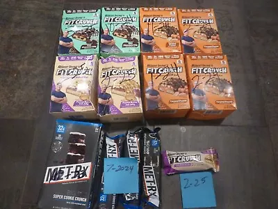 ROBERT IRVINE'S FIT CRUNCH/MET-RX LOT OF 48 PROTEIN BARS 1.62oz & 3.53oz READ!!! • $45.99