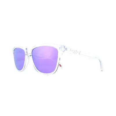 Oakley Sunglasses Frogskins OO9013-H7 Polished Clear Prizm Violet • $120