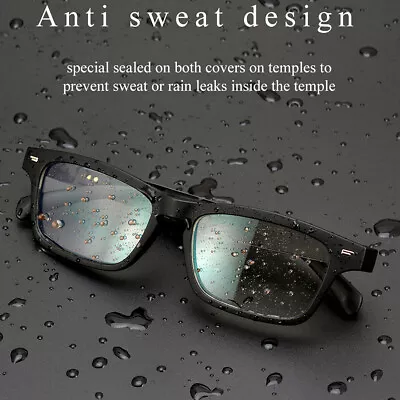 Bluetooth Sunglasses Air Conduction Headset Smart Polarized Sun Lenses Glasses • $27.87