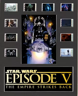 £11.99 • Buy Star Wars Episode 5 Replica Film Cell Presentation 10x8 Mounted 10 Cells
