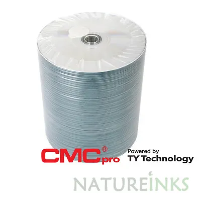 100 Taiyo Yuden CMC PRO PRINTABLE Blank CD-R 48x 52X 80min CD Discs Value Line • £28.99