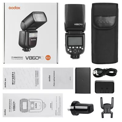 $205 • Buy US Godox Upgraded V860III-N 2.4G TTL HSS Camera Flash Light Speedlite For Nikon