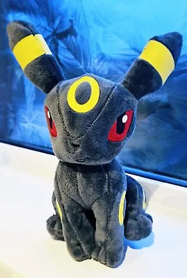 Sitting Umbreon Pokemon Plush Soft Toy 22cm New With Tags From Japan - UK Seller • £11.49