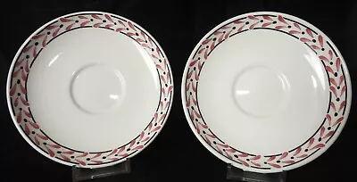 £5.99 • Buy Portmeirion Welsh Dresser Pair Of Saucers - Angharad Menna - Floral