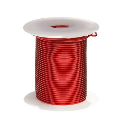 17 AWG Gauge Heavy Copper Magnet Wire 4 Oz 39' Length 0.0482  155C Red • $12.81