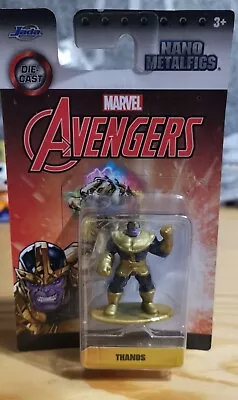 Marvel Avengers & Spiderman Nano Metal Figs 1.65  Figures Jada Die Cast THANOS • £6