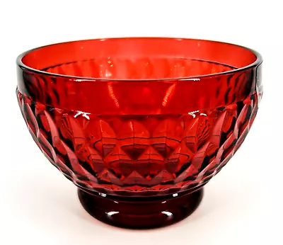 1 Villeroy & Boch Boston Boston Red Bowl Glass  W/label & Tag • $14.99