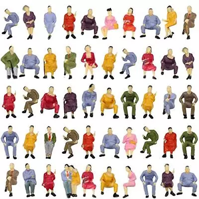 	P4302 50pcs All Seated Sitting Figures O Gauge 1/50 Scale Seated People 	 • $19.80