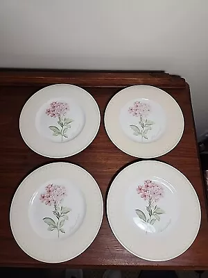 Villeroy & Boch Florea Floris Set Of 4 Salad Plates  8 1/2  Plumbago • $40