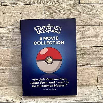 Pokemon Movie Collection [ First 3 Pokemon Movies In 1 Pack ] (DVD) Brand NEW!! • $14.95