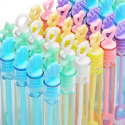 30 Pack Mini Bubble Wands6 Style 6 Colors Bulk Bubble Party Favors Goody Bags • $17.22