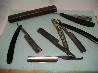 Vtg 6 Straight Razors • $10.99