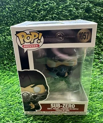 Pop! Movies Mortal Kombat Sub-Zero #1057 With Protector Vinyl Figure • $15.96