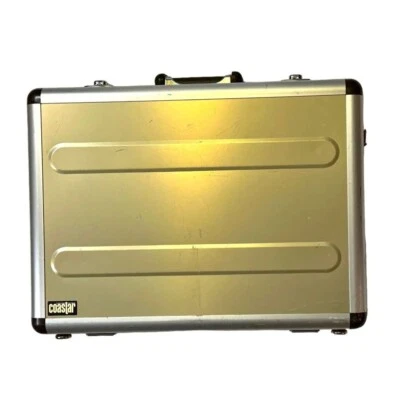 $29.99 • Buy Vintage Hard Shell Aluminum Camera Carrying Case Travel Bag  18x13x6