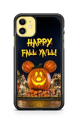 Mickey Pumpkin Happy Fall Customized Phone Case Fits IPhone Samsung Google Pixel • $21.98
