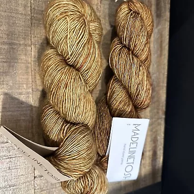 MADELINETOSH Yarn TOSH MERINO LIGHT Wool Hand Dyed Lot 2 Ginger Brown 420yds Ea • $36