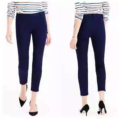 NWT J.crew Minnie Navy Pants 2 Long • $79