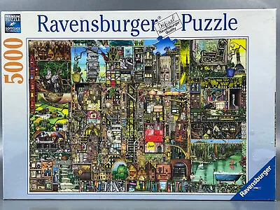 Ravensburger Puzzle 5000 17430 Jigsaw COLIN THOMPSON BIZARRE TOWN Sealed READ • $89.95