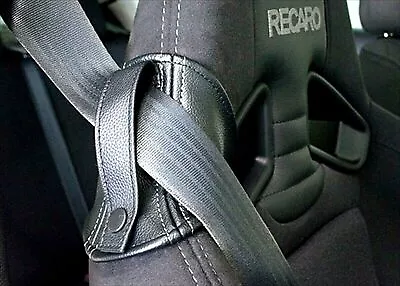 JADE RECARO Seat Belt Guide Cover Black Stitch JSG-001  Left Right Common Japan • $138.26