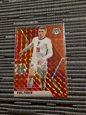 2020-21 Panini Mosaic UEFA Euro 2020 Mosaic Red Prizm #102 Phil Foden England • £5.50