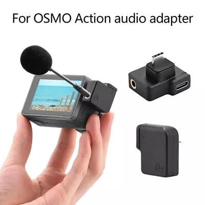 Microphone With 3.5mm USB-C Adapter For DJI Osmo Action Sport Video Camera HAU • $41.69