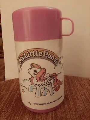 Vintage 1987 Hasbro My Little Pony Pink Aladdin Thermos For Lunchbox • $7