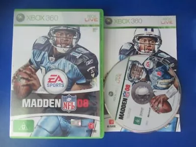Madden NFL 08 - Microsoft Xbox 360 Games PAL AUS • $8