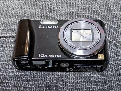 Panasonic Lumix DMC-TZ20 14.1MP Black  Digital Camera • £60