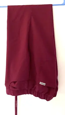 $13 • Buy Grey's Anatomy Scrub Bottoms Pants By BARCO Uniforms Size MP Burgundy