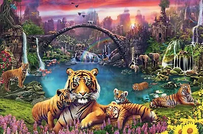 Ravensburger - Tigers In Paradise Puzzle (3000 Pcs) • $48.99