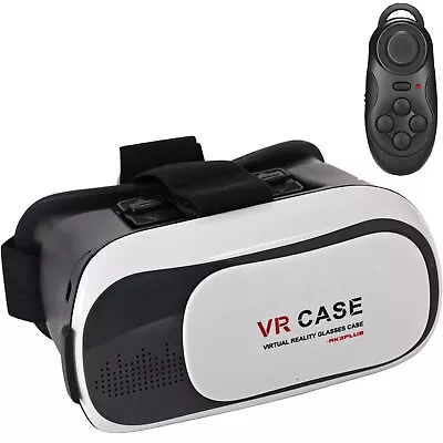 Virtual Reality VR Headset 3D Glasses With Remote For Android IOS IPhone Samsung • $14.99