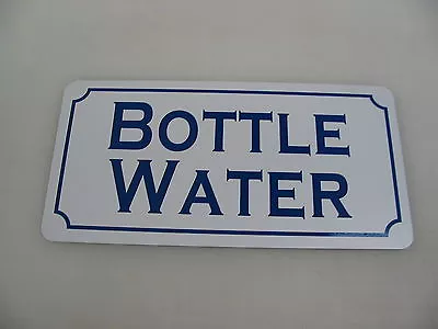 BOTTLE WATER Metal Signs 6 X12  Food & Beverage Retro Vintage Design Concession  • $13.45