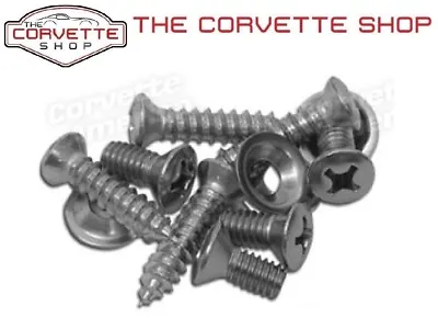 C3 Corvette Headlight Bezel Screw Set W/ Washers To Fix Large Hole 1968-82 K1048 • $6.99
