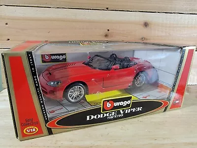 Dodge Viper SRT/10 - Bburago 1/18 Scale  Diecast Model • $30.99