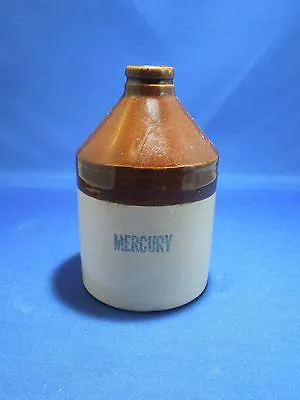 Vintage Stoneware Cone Mercury Jug Jar Marked No. 5 USA • $145